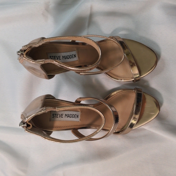 Steve Madden Rose Gold Heels size 7.5M - Picture 6 of 14